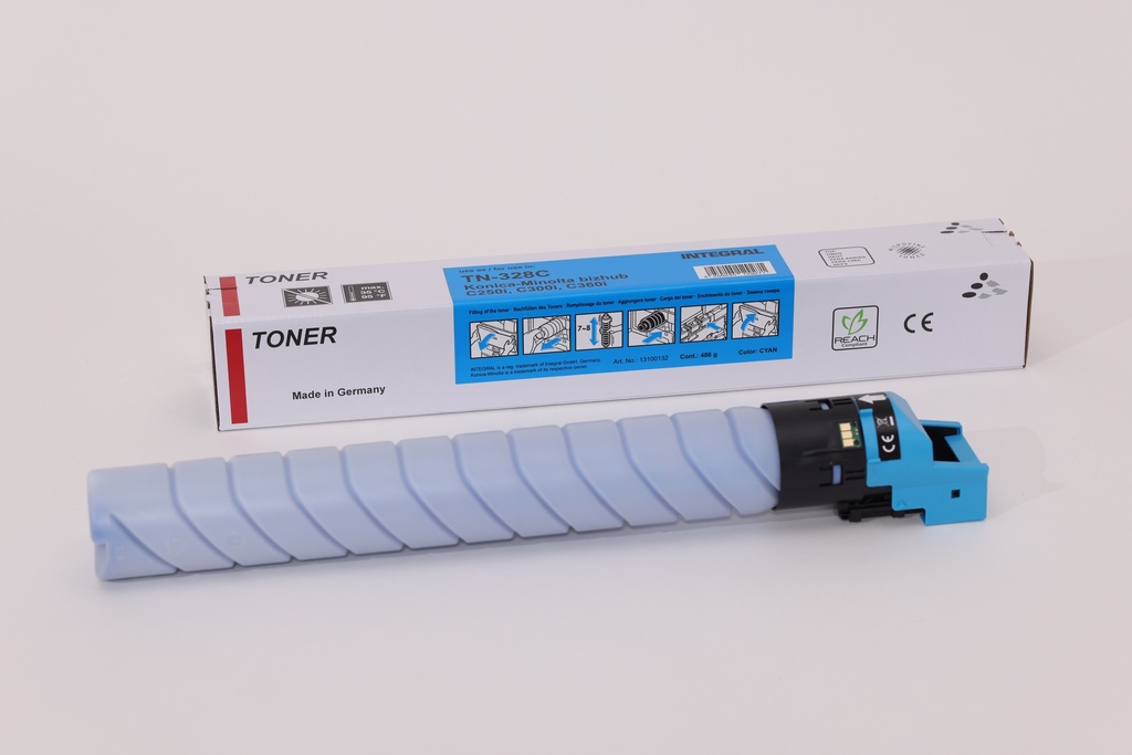 [13100132] Konica Minolta - 13100132 - Cyan - bizhub C-250i, C-251i, C-300i,C-301i, C-360i, C-450i, C-451i, C-360i, C-550i, C-551i, C-650i, C-651i cyan